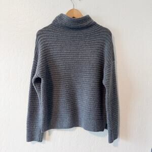 Madewell Belmont Mockneck Sweater Gray